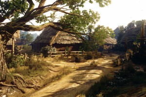 Petit village, village, Witcher-3