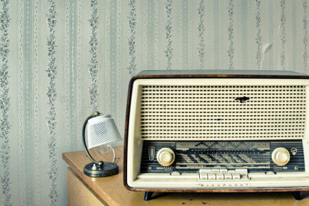 fundo, rádio, receptor