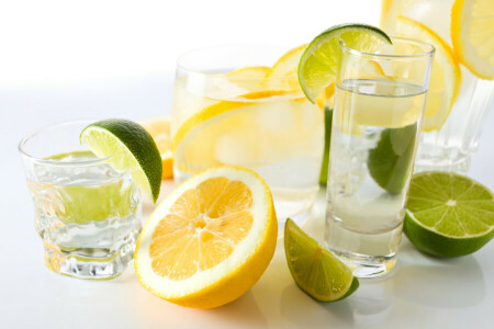 drink, lemon, lime