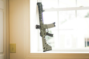 assault rifle, light, weapons, window