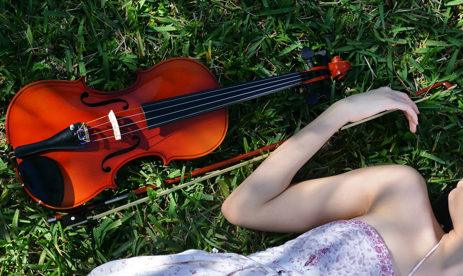 niña, Música, violín