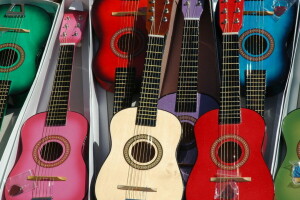 background, box, guitar