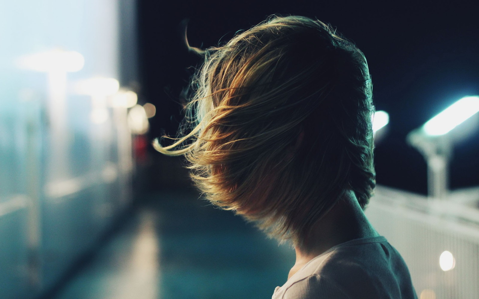 luz, menina, foto, cabelo