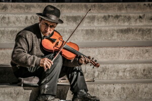 La musique, musicien, violon