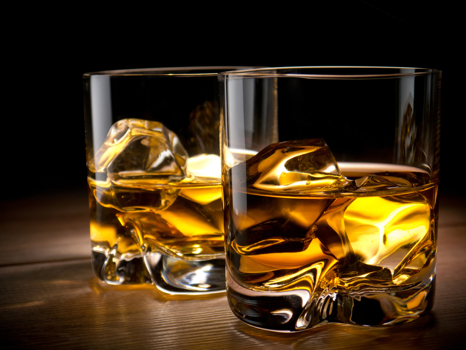 is, glas, whisky, alkohol