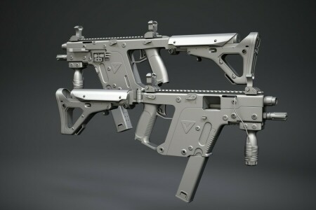 ontwerp, geweer, Kriss Vector