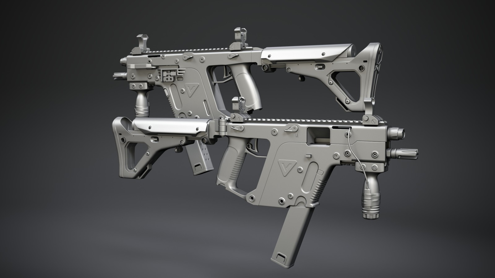 pistola, design, Kriss Vector