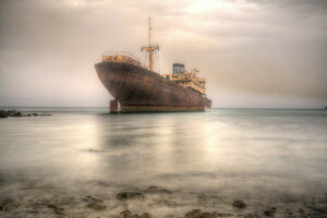 background, sea, ship