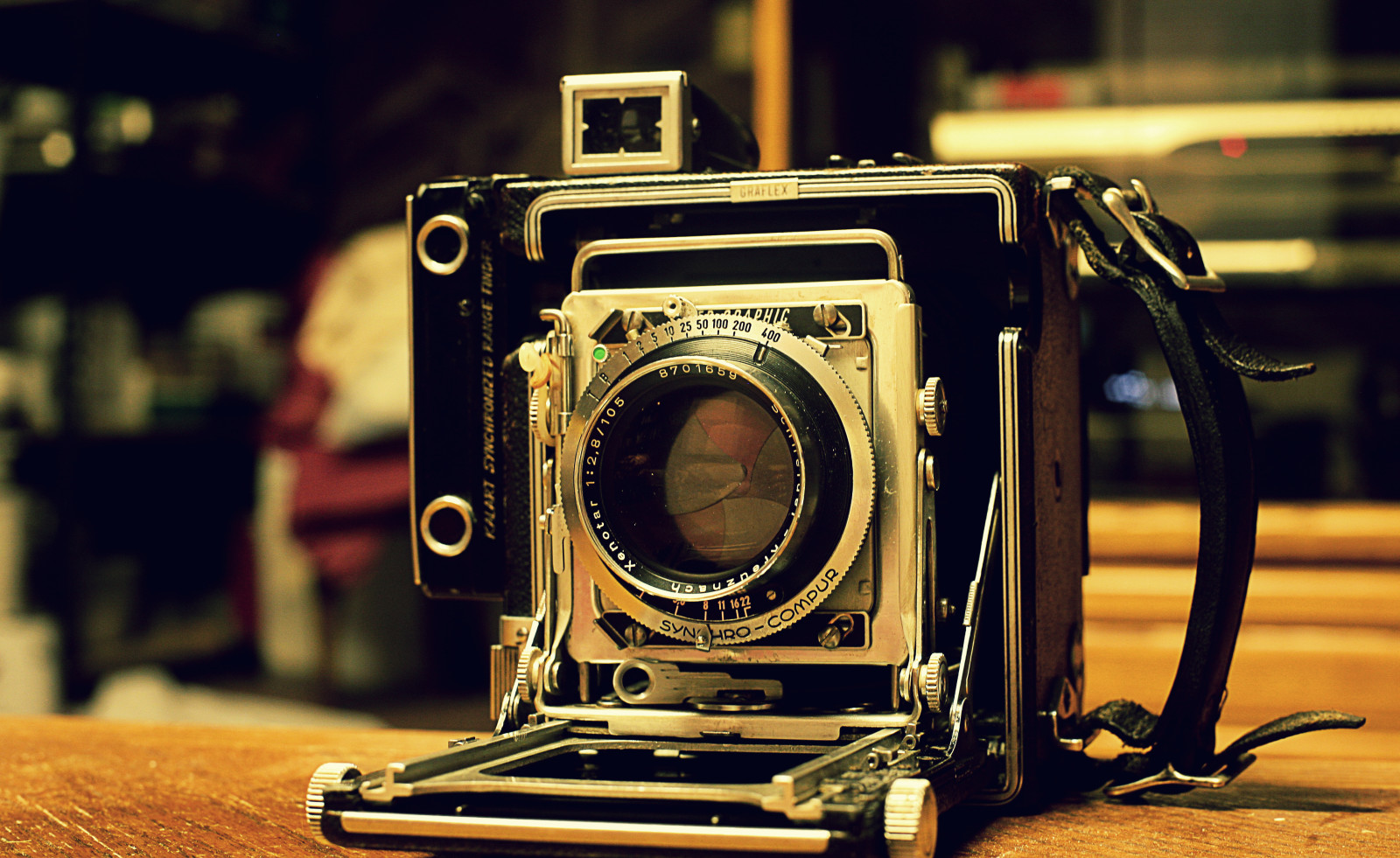 bokeh, photo, camera, lens, photocamera, optic, Graflex