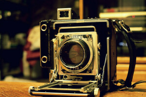 bokeh, camera, Graflex, lens, optisch, foto, fotocamera