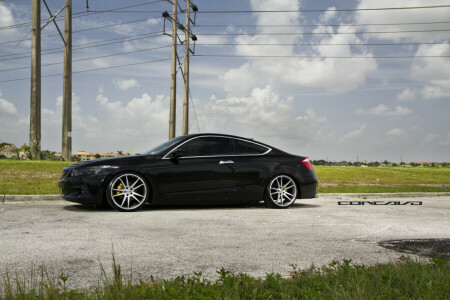 Übereinstimmung, Wolken, Konkav, Coupe, CW-S5, Honda, der Himmel, Räder