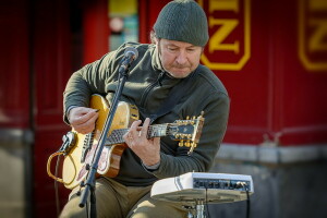 gitarr, musik, människor