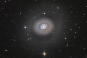 Beagle-Hunde, Galaxis, in der Konstellation, M94 Galaxy, Spiral-