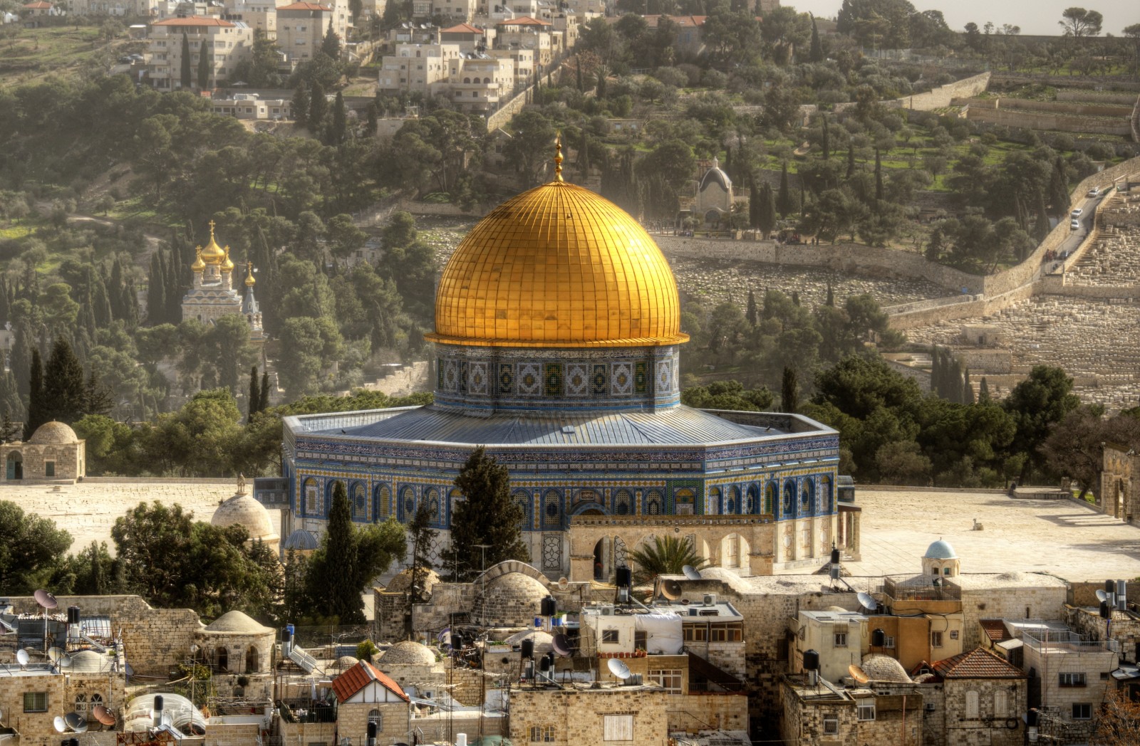 the city, Dome, Israel, Jerusalem, The Dome Of The Rock