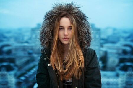 BEAUTY, blue, city, Gorokhov, model, Moscow, sky