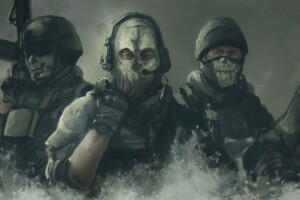 art, Call of Duty, Ghosts, mask, Special Forces