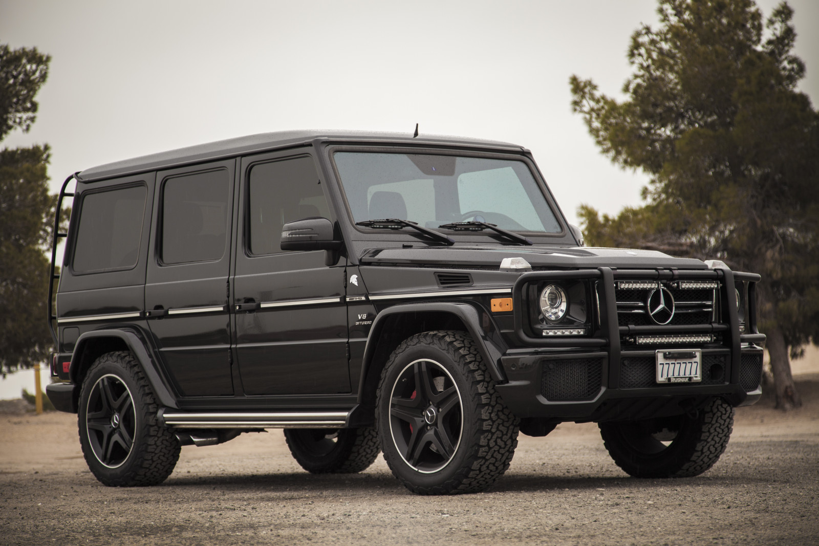 Preto, Mercedes-Benz, SUV, A frente