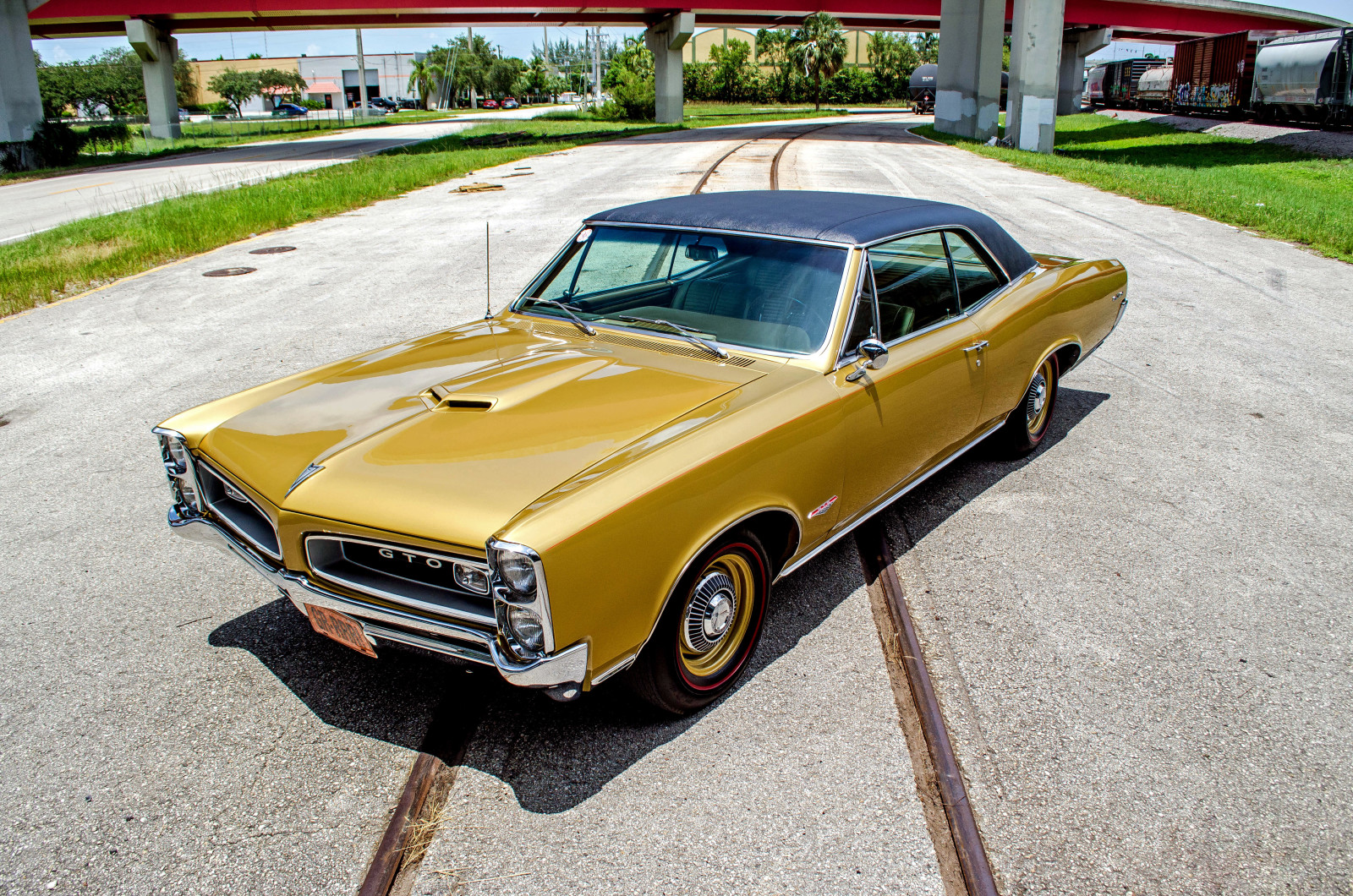 coupe, 1966, Pontiac, GTO, Storm