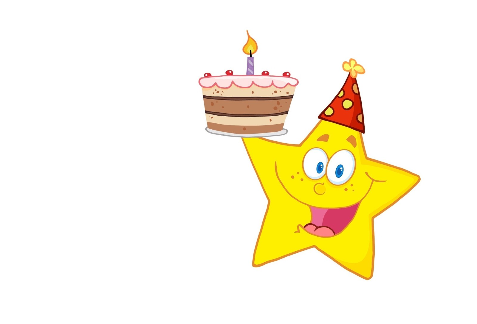 background, mood, holiday, smile, art, children's, Birthday, cake