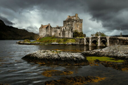 architektura, Zamek Eilean Donan, Szkocja