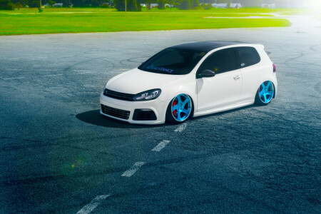 fascio, blu, colore, Golf, erba, Panchito, reale, Stance