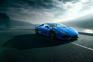 Blau, Huracan, Hurakan, Lamborghini, Novitec Torado