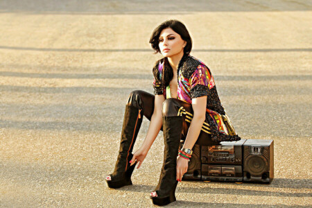 attrice, brunetta, haifa wehbe, Libano, cantante