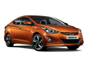 2013, Avante, Elantra, Hyundai, Orange