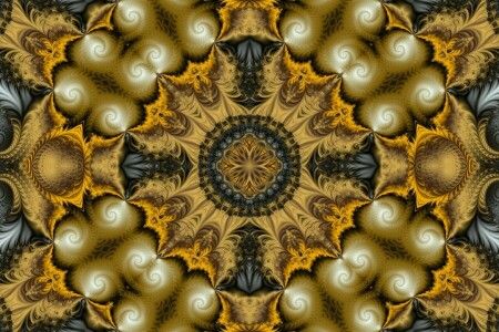 fractal, pattern, symmetry, texture