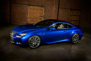 2015, azul, carro, Lexus, luxo, foto, RC F