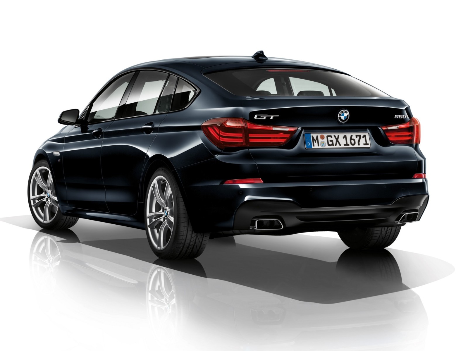 sfondo, BMW, Macchina, indietro, gran Turismo, 550i, Pacchetto M Sport