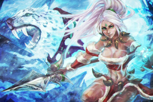 konst, SKÖNHET, Bestial Huntress, flicka, Jägare, League of Legends, LOL, nidalee