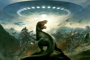 extraterrestres, dinosaures, Extinction