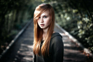 Arina, taches de rousseur, Roman Filippov, la beauté