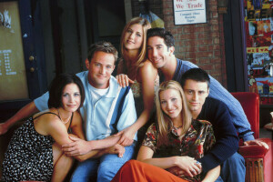 actores, Chandler Bing, caracteres, Comedia, Courteney Cox, David Schwimmer, amigos, Jennifer Aniston