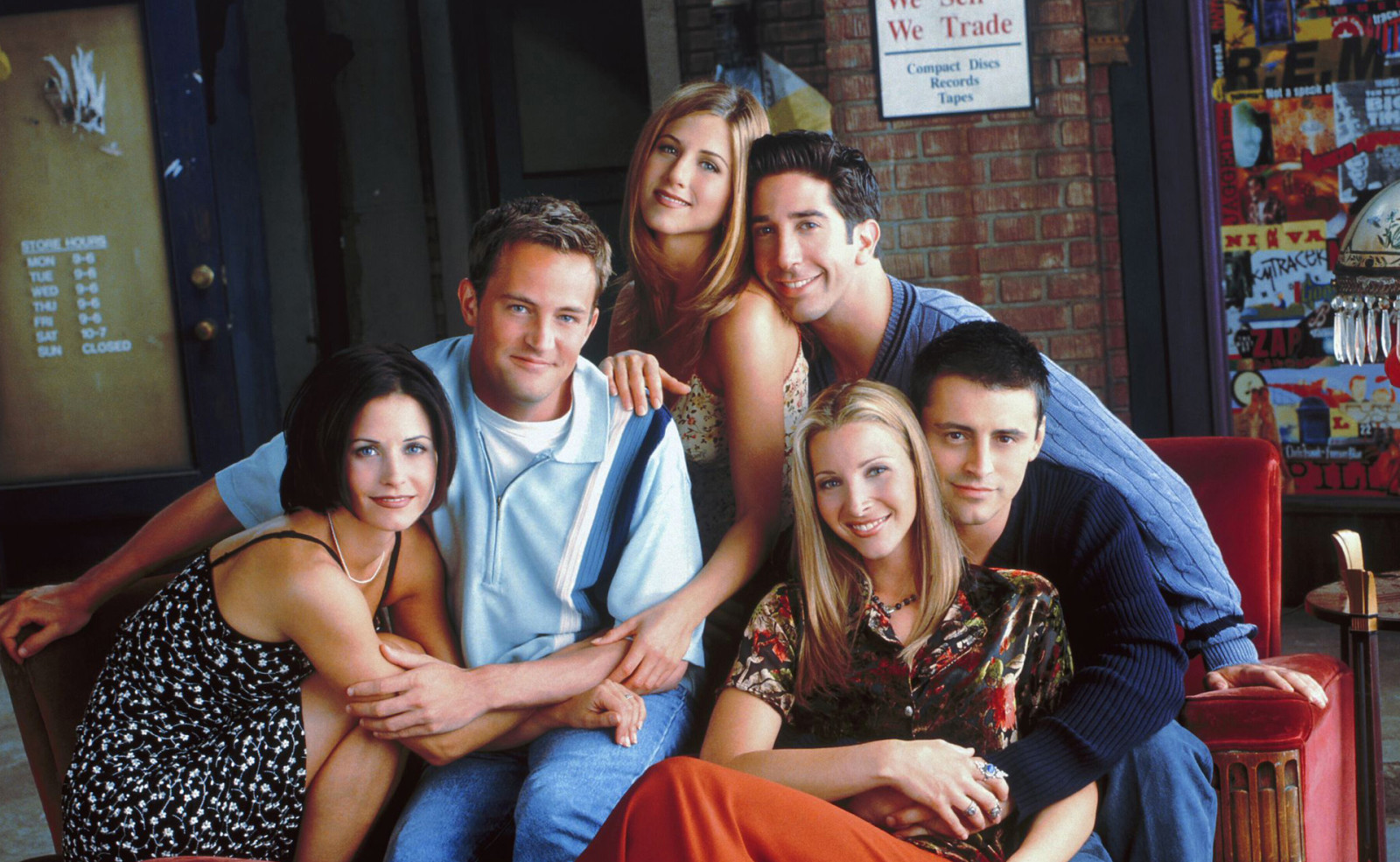 Matt LeBlanc, amigos, las series, caracteres, actores, Comedia, Lisa Kudrow, Jennifer Aniston