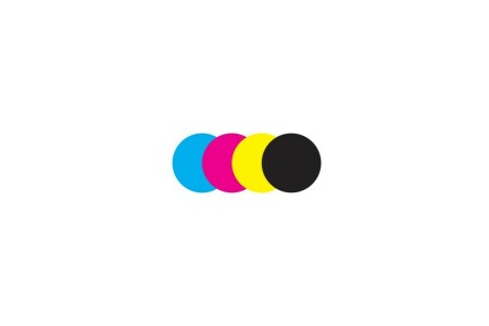 cercles, couleurs, vecteur cmyk