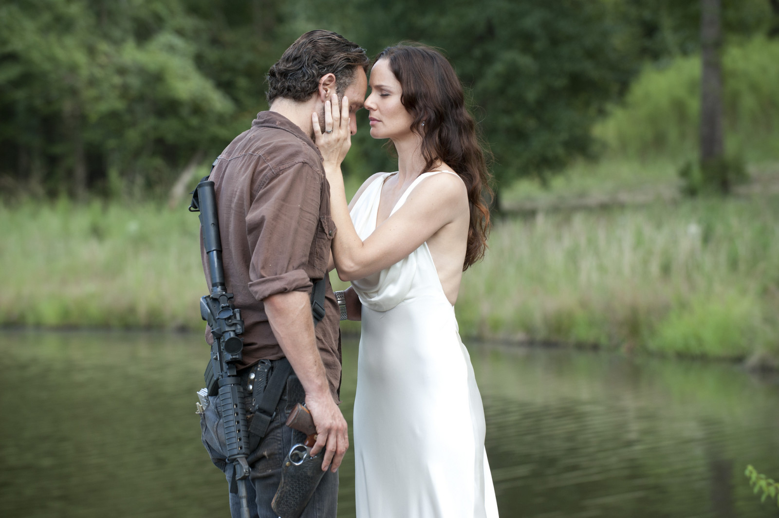 liefde, de series, De wandelende doden, Andrew Lincoln, Sarah Wayne Callies, rick grimes, Lori Grimes