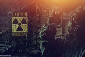 clothing, dangerous, fear, gas mask, Machine, night, radiation, Radioactive