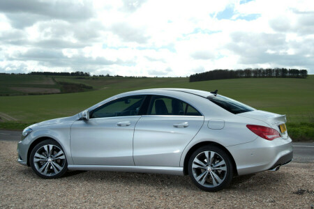 CLA 180, Machine, Mercedes-Benz, side view, the sky