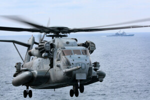 CH-53, uçuş, Ağır, helikopter, Askeri, Deniz Aygırı, Sikorsky