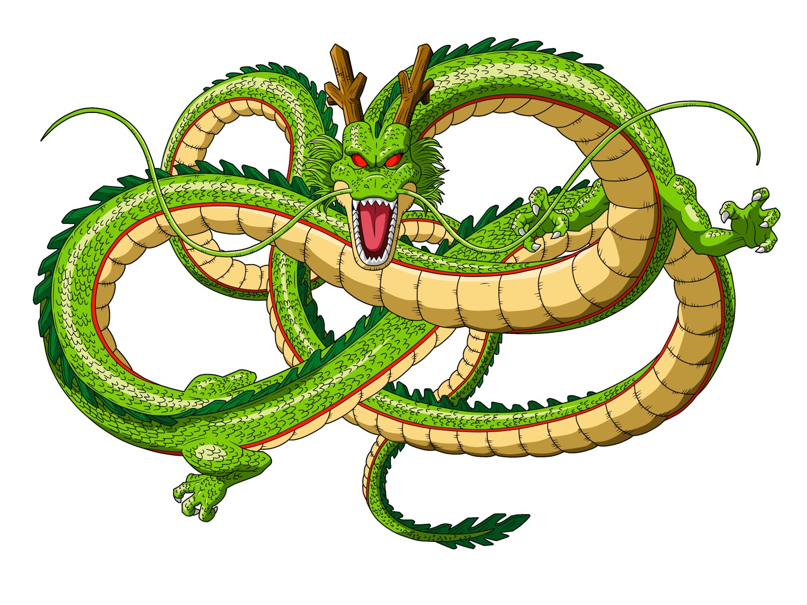 dragon, vert, boule z dragon