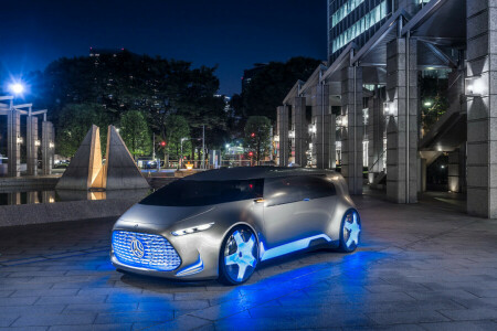 area, Mercedes, Mercedes-Benz, the city, the concept, Tokyo, Vision