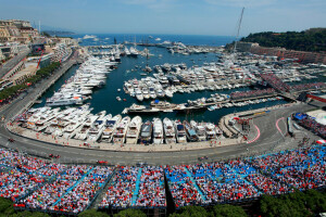 βάρκες, Circuit de Monaco, ακτή, Φόρμουλα 1, Μονακό, Μόντε Κάρλο, Αγώνας, θάλασσα