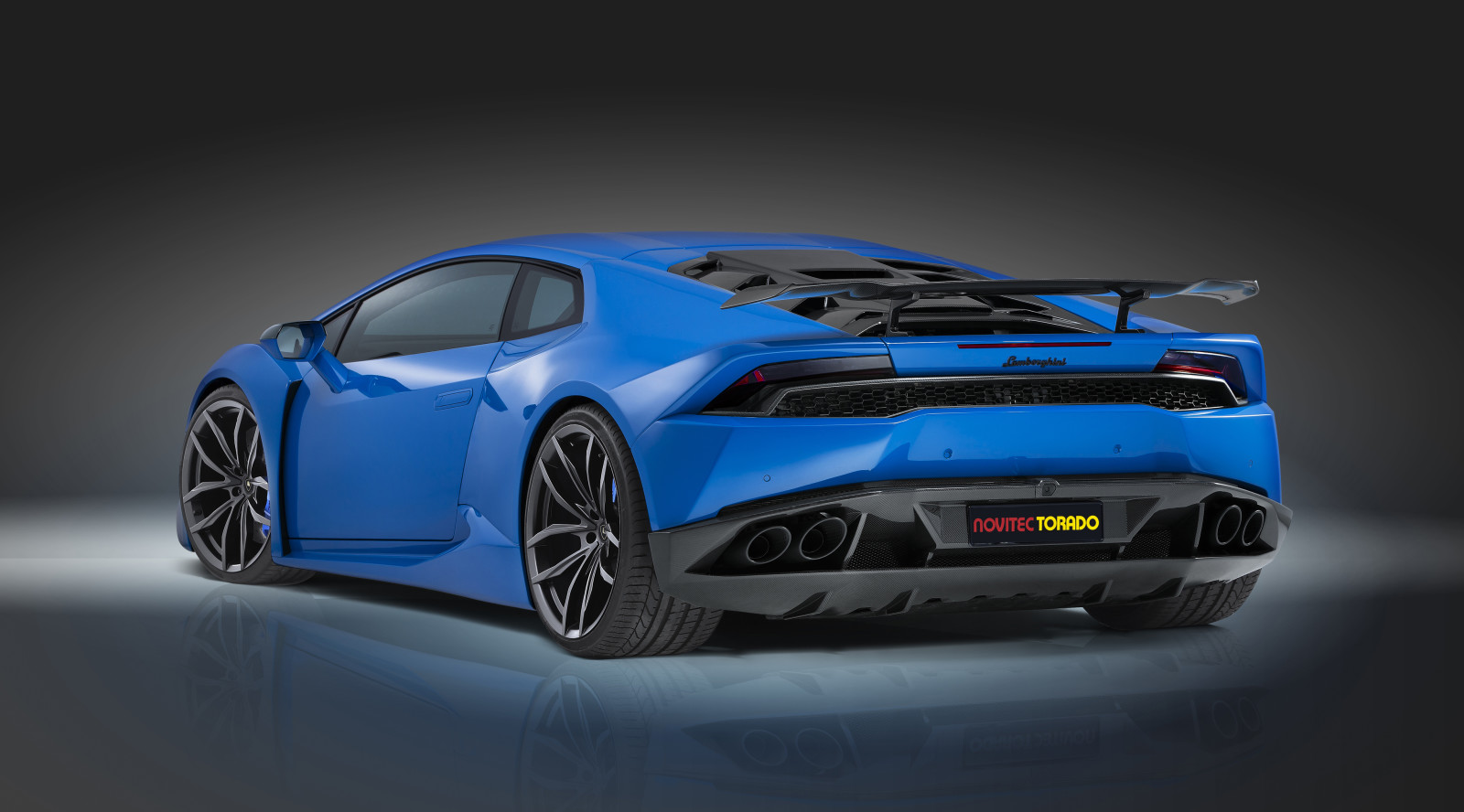 albastru, Lamborghini, Huracan, Hurakan, Novitec Torado