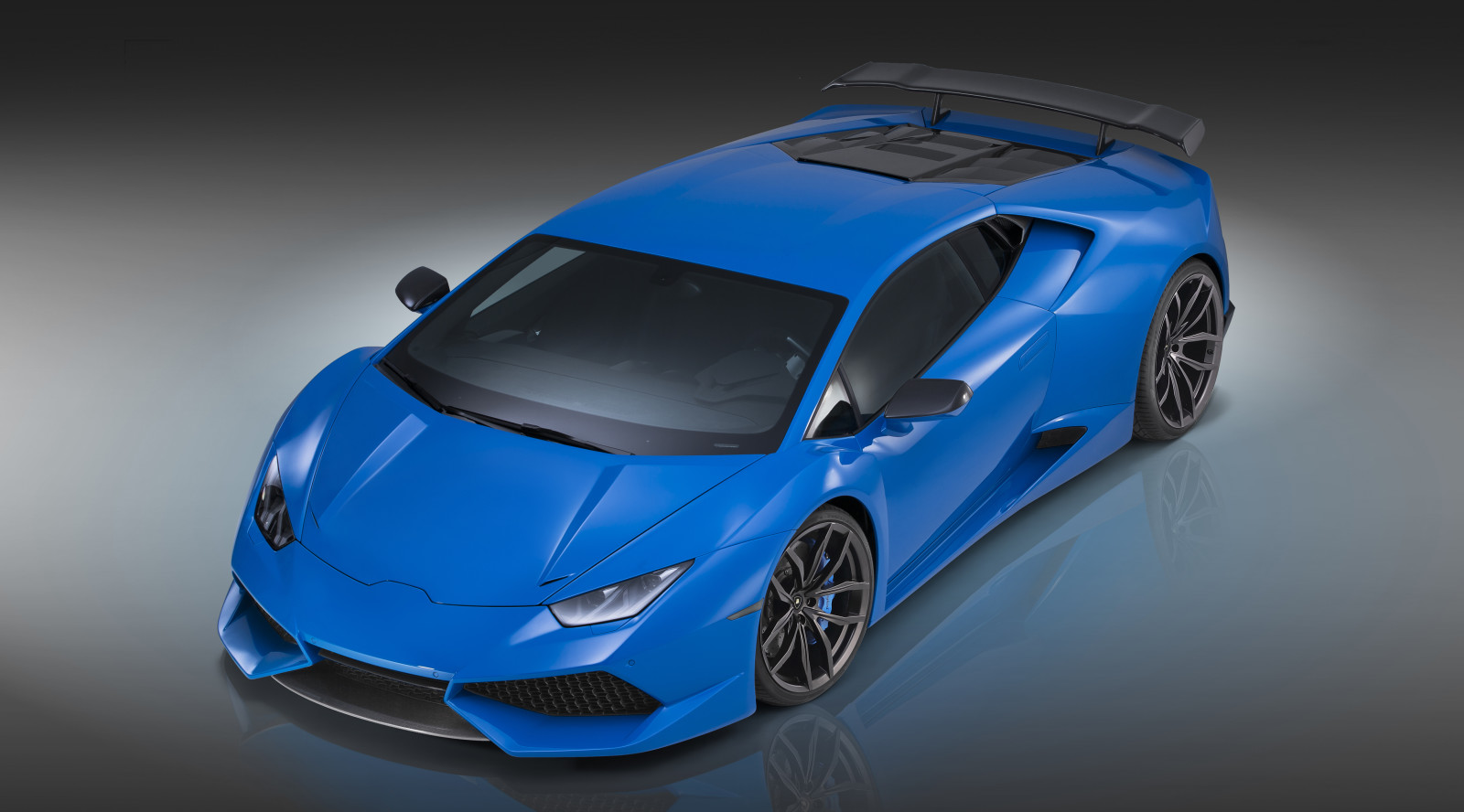 blauw, Lamborghini, Huracan, Hurakan, Novitec Torado