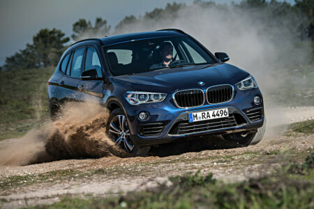 2015, Blau, BMW, F48, Schleudern, Sport Line, SUV, xDrive