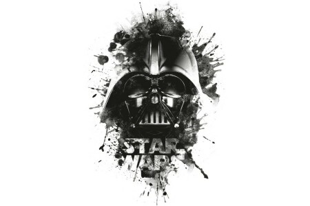 black, Darth Vader, logo