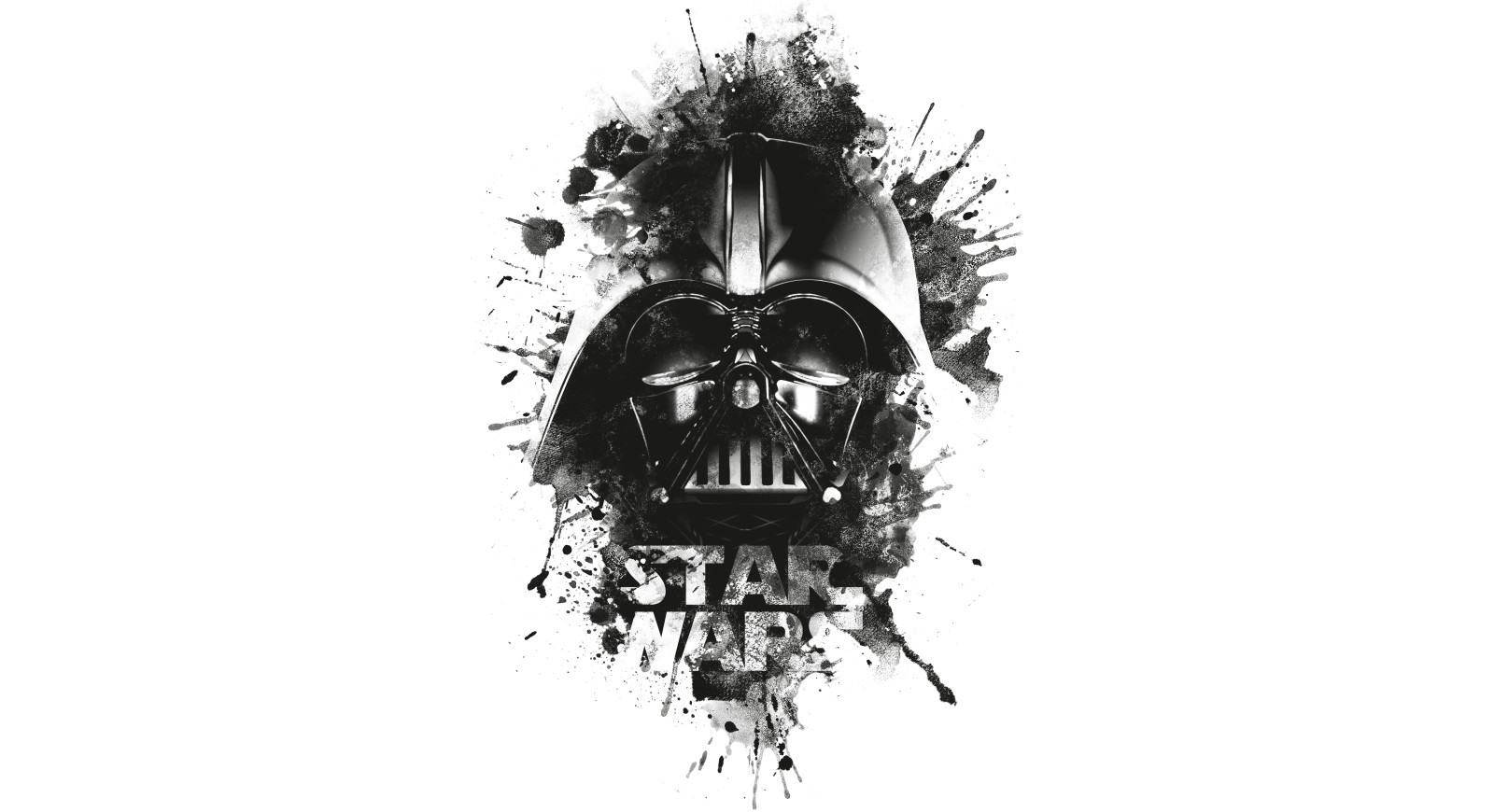 zwart, logo, Darth Vader