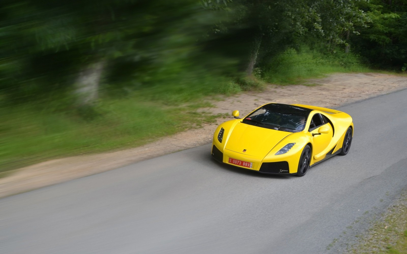 supercar, κίτρινος, Ταχύτητα, Ισπανία, GTA Spano